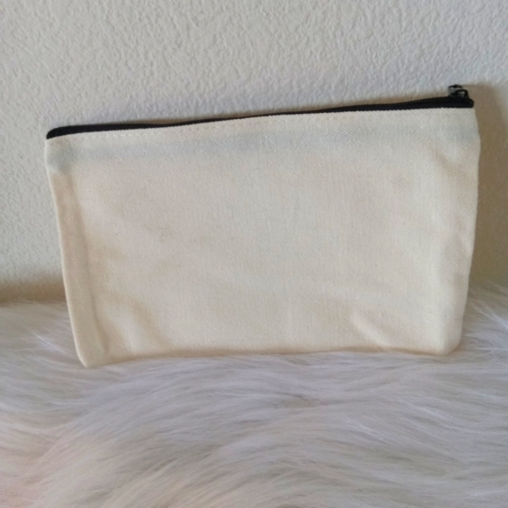 Canvas Cosmetics Bag - Small